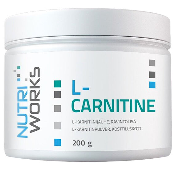 NutriWorks L-Carnitine 200 g bez příchutě