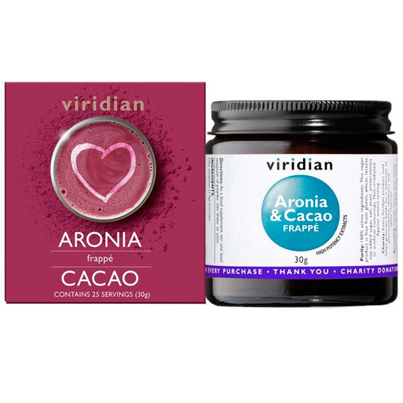 Viridian Aronia & Cacao Frappé 30 g bez příchutě