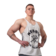 Šedá Nebbia Washed muscle back stringer GOLDEN AGE 791