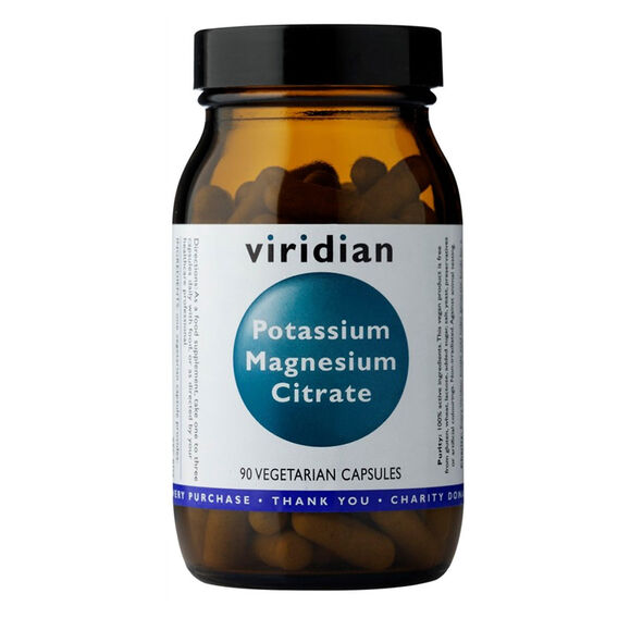 Viridian Potassium Magnesium Citrate - 90 kapslí