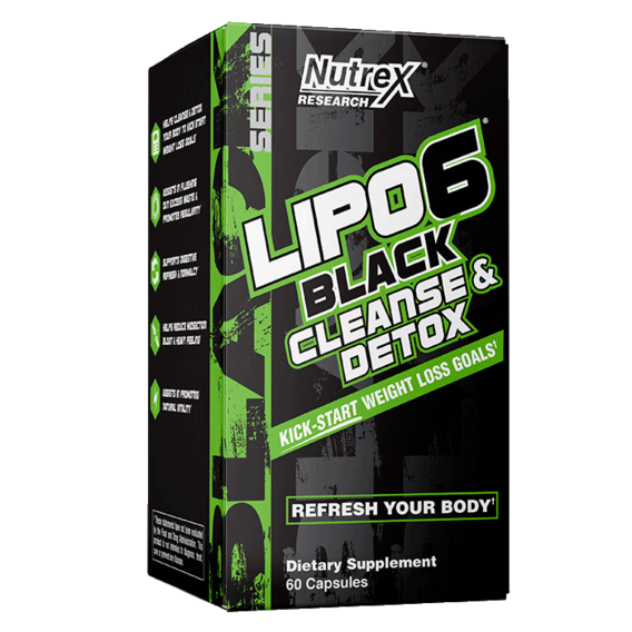 Nutrex Lipo 6 Black Cleanse & Detox - 60 kapslí