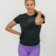 Černá Nebbia FIT Activewear funkční tričko s krátkým rukávem 440