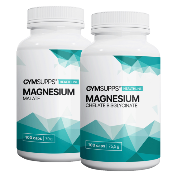 Magnesium Malate 100cps + Magnesium Bisglycinate 100cps