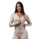 Béžová Nebbia Deni x NEBBIA Fitness tracktop na zip 314