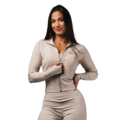 Nebbia Deni x NEBBIA Fitness tracktop na zip 314