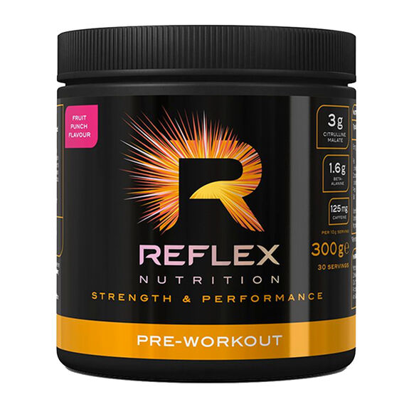 Reflex Pre-Workout 300g - ovocný punč