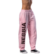 Růžová Nebbia Volné baggy tepláky BOYFRIEND STYLE 432