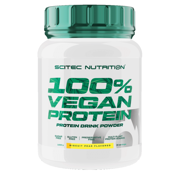 Scitec 100% Vegan Protein 1000g - granátové jablko, exotic