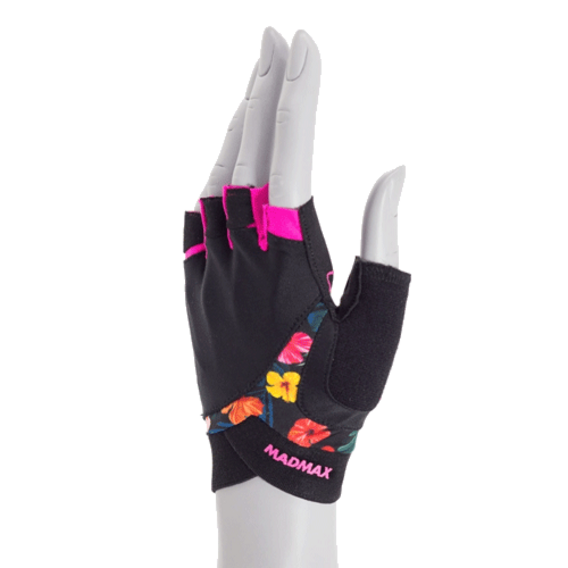 MadMax Flower Power rukavice XS Černá