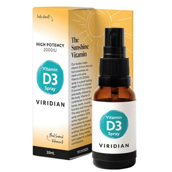 Viridian Vitamin D3 2000iu Spray