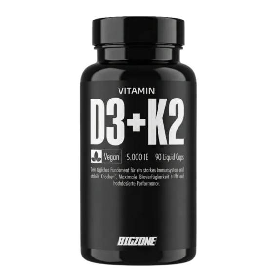 Big Zone Vitamin D3 + K2 Liquid Caps