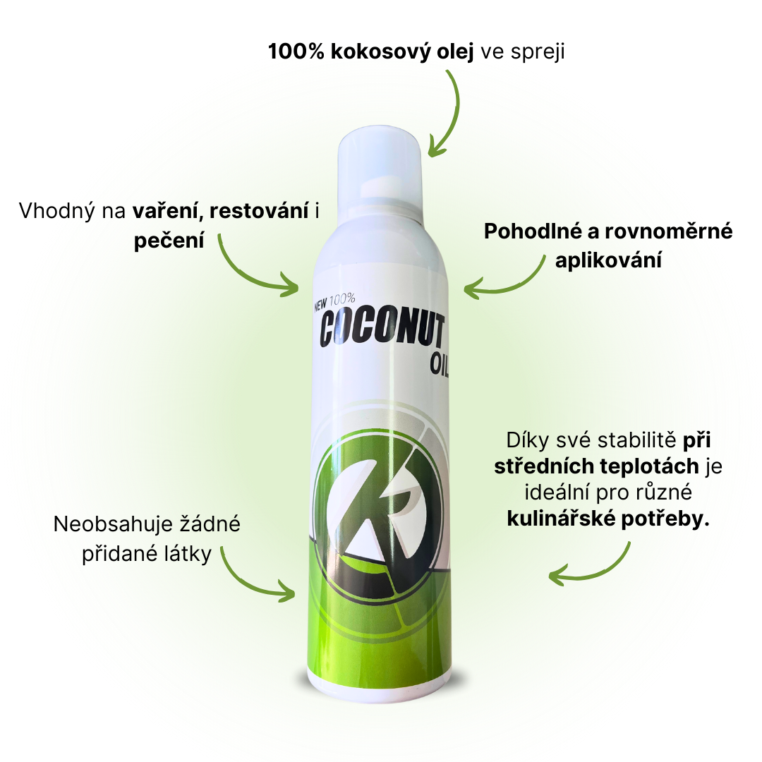 Kulturistika.com New 100% Coconut Oil ve spreji