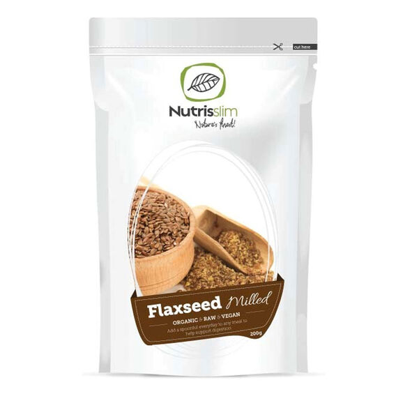 Nutrisslim Flaxseed Milled 200 g bez příchutě