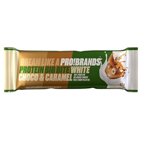 ProBrands Big Bite Protein Bar 45 g arašídy, karamel