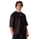 Tmavě hnědá CAMO Nebbia Oversized tričko POWER 898