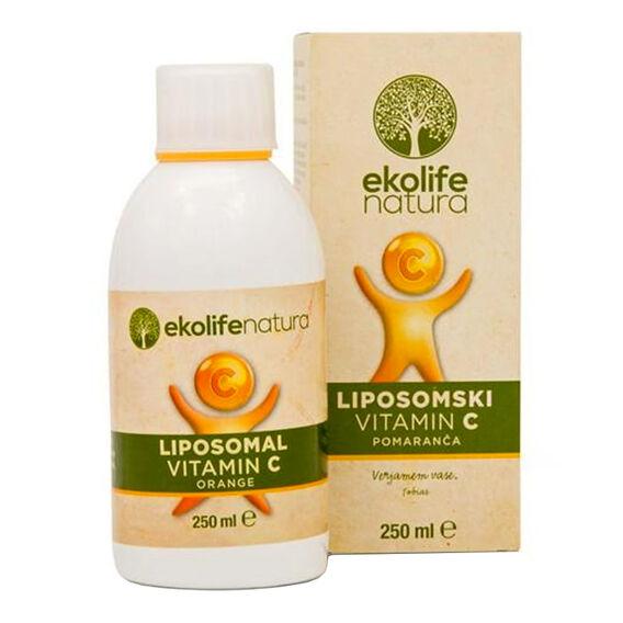 Ekolife Natura Liposomal Vitamin C 500mg 250ml - pomeranč