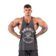 Černá Nebbia Washed muscle back stringer GOLDEN AGE 791