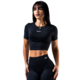 Nebbia Seamless crop top s krátkým rukávem POWER 891