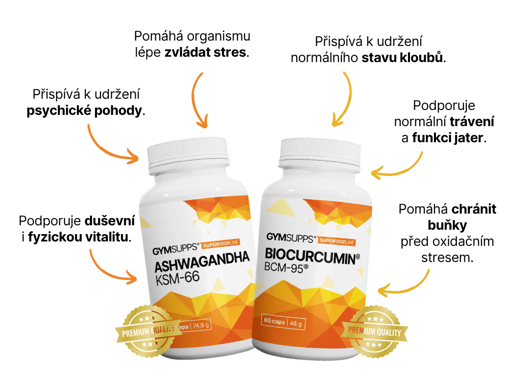 Biocurcumin BCM-95®60cps + Ashwagandha KSM-66 100cps
