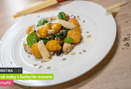 Domácí dýňové noky s kuřecím masem - #varimefit