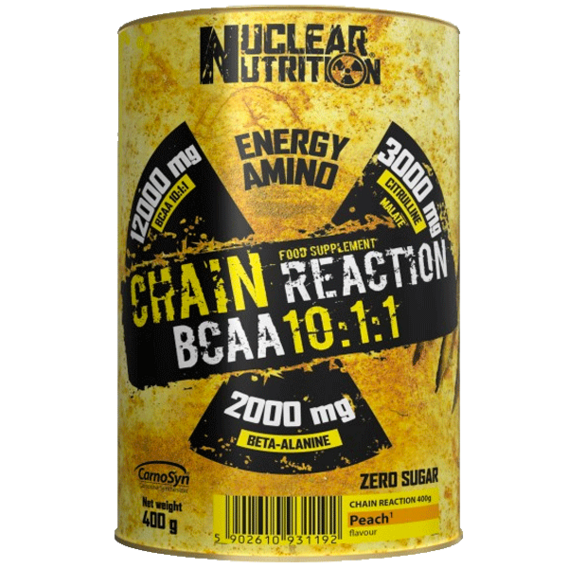 Nuclear Chain Reaction BCAA 10:1:1 400g - pomeranč