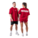 Červená Nebbia Oversized tričko GYM ESSENTIALS 381