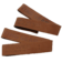 Hnědá Power System Kožené trhačky na mrtvý tah Leather Straps 3320
