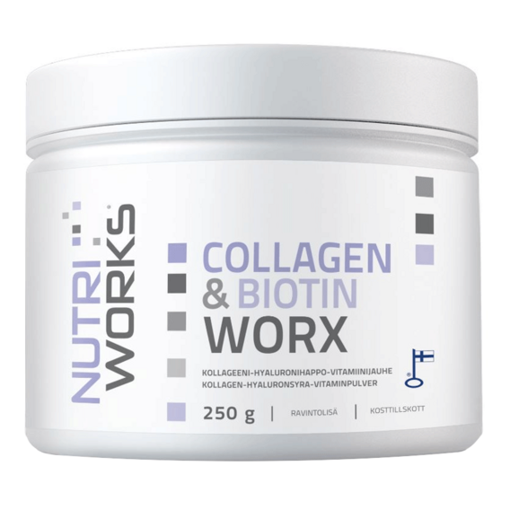 NutriWorks Collagen & Biotin Worx - 250g