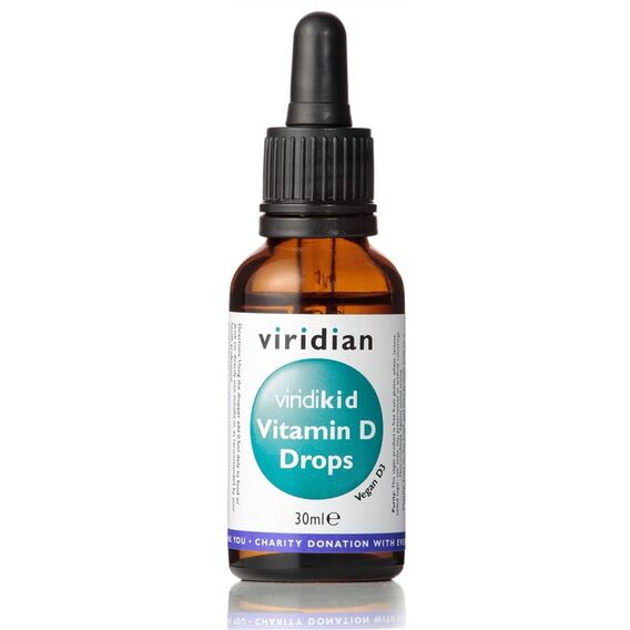 Viridian Viridikid Vitamin D Drops 400IU - 30ml