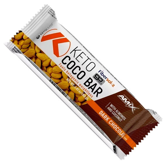 Amix KetoLean® Keto goBHB® Coco Bar 40 g bílá čokoláda