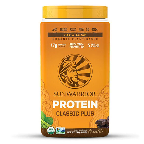 Sunwarrior Protein Plus Bio 750g - čokoláda
