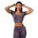 Šedá Nebbia Tvarující bezešvý crop top FLOW SEAMLESS 499