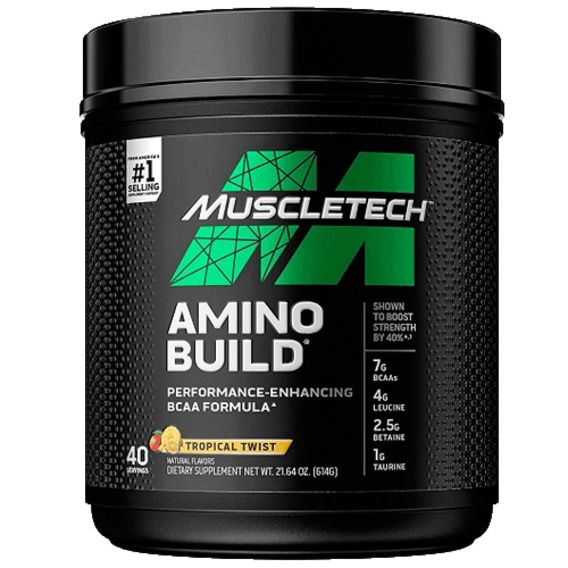 MuscleTech Amino Build 614g - tropické ovoce
