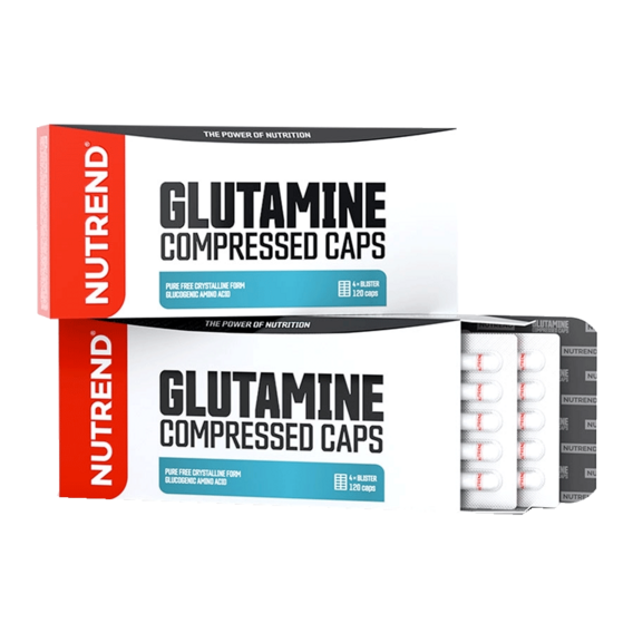 Nutrend Glutamine Compressed caps - 120 kapslí