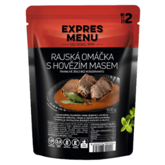 Expres menu Rajská omáčka s hovězím masem