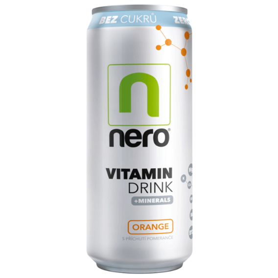 Nero Vitamin Drink ZERO 330ml pomeranč