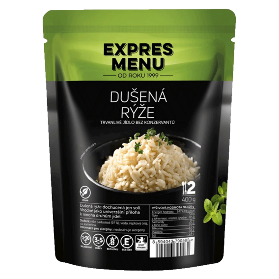 Expres menu Dušená rýže (2 porce) - 400g