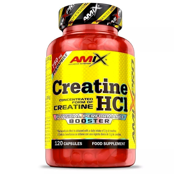Amix Creatine HCl - 120 kapslí