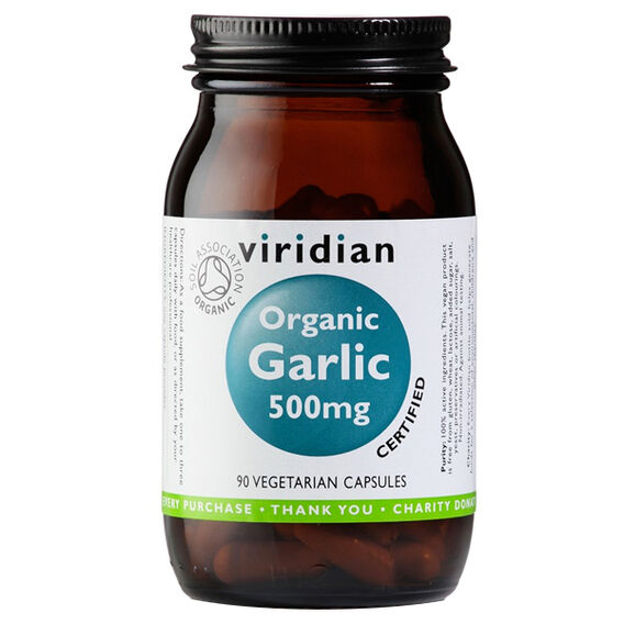 Viridian Organic Garlic 90 kapslí