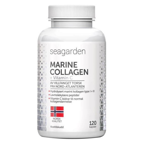 Seagarden Marine Collagen + Vitamin C - 120 kapslí