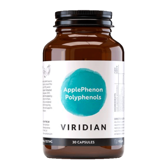 Viridian ApplePhenon Polyphenols - 30 kapslí