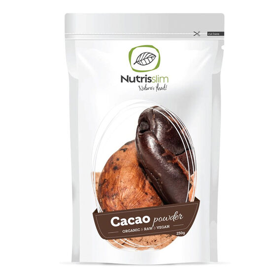 Nutrisslim Cacao Powder BIO 250 g bez příchutě