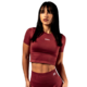 Nebbia Seamless crop top s krátkým rukávem POWER 891