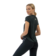 Černá Nebbia FIT Activewear tričko “Airy” s reflexním logem 438