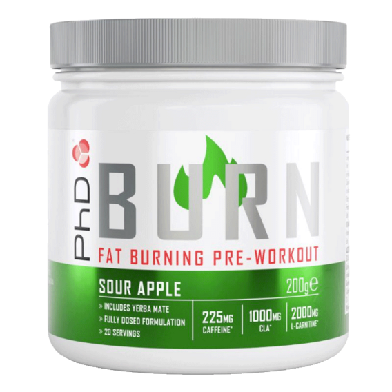 PhD Burn Pre-Workout 200g - citron
