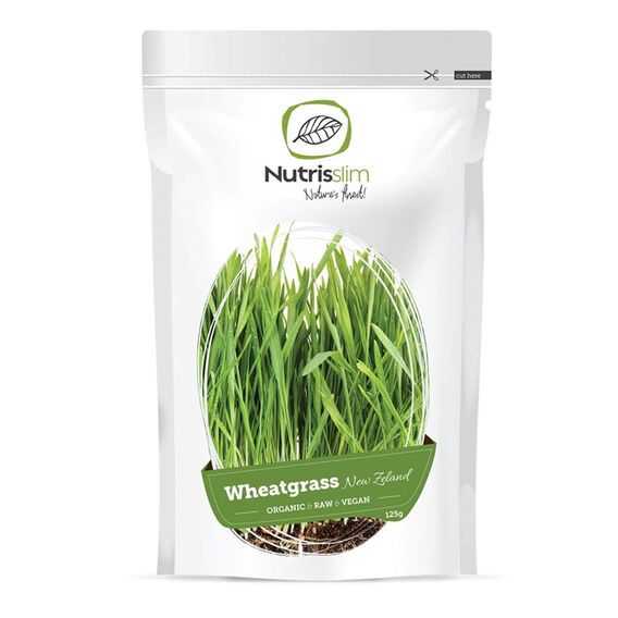 Nutrisslim Wheatgrass Powder (New Zealand) 125 g bez příchutě
