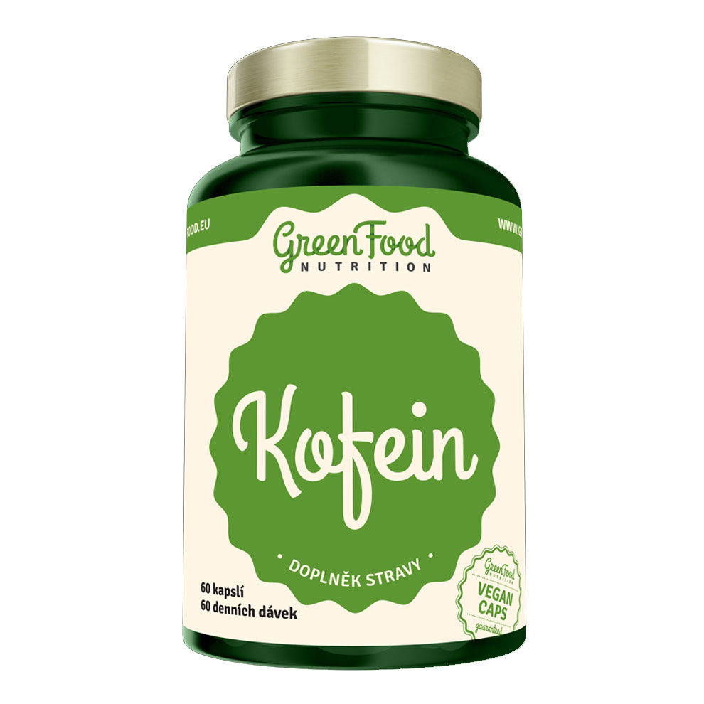 GreenFood Kofein 125 mg 120 kapslí