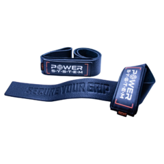 Power System Kožené trhačky na mrtvý tah Leather Straps 3320