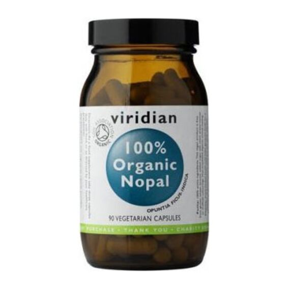 Viridian 100% Organic Nopal - 90 kapslí