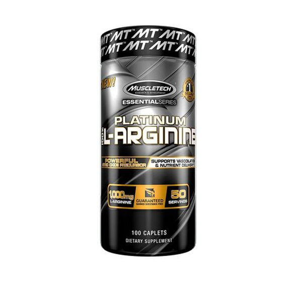 MuscleTech 100% Platinum L-Arginine - 100 kapslí